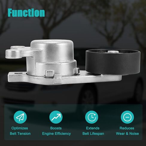 BT4E6B209CC Belt Tensioner Assembly with Pulley (3.5L 3.7L L4) For Ford Edge Explorer Flex Fusion Taurus Taurus X,For Mazda 6 CX-9,For Lincoln MKS MKT MKX MKZ,For Mercury Sable 7T4E6B209EC in Saudi Arabia