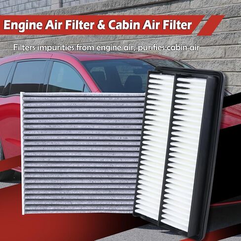CA9997 Engine Air Filter and CF10285 Cabin Air Filter kit Compatible with 2010-2019 Subaru Legacy Outback 2.5L 3.6L Replaces 16546-AA090 CP285 in Saudi Arabia