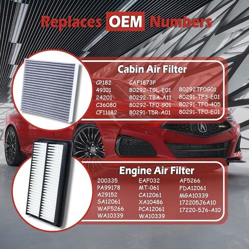 CA9997 Engine Air Filter and CF10285 Cabin Air Filter kit Compatible with 2010-2019 Subaru Legacy Outback 2.5L 3.6L Replaces 16546-AA090 CP285 in Saudi Arabia