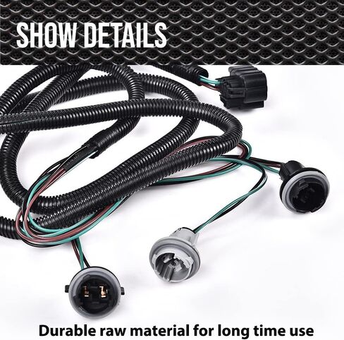 Tail Light Wiring Harness Assembly Rear Lights Compatible with 2007-2014 Chevy Silverado 1500 2500 3500HD/2007-2014 GMC Sierra 3500HD (Right Side) in Saudi Arabia