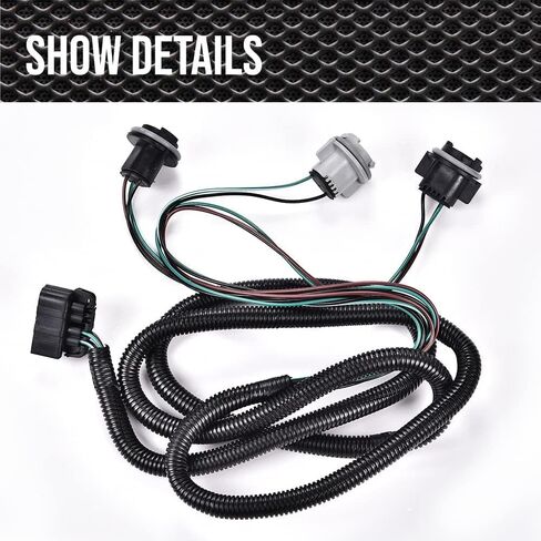 Tail Light Wiring Harness Assembly Rear Lights Compatible with 2007-2014 Chevy Silverado 1500 2500 3500HD/2007-2014 GMC Sierra 3500HD (Right Side) in Saudi Arabia