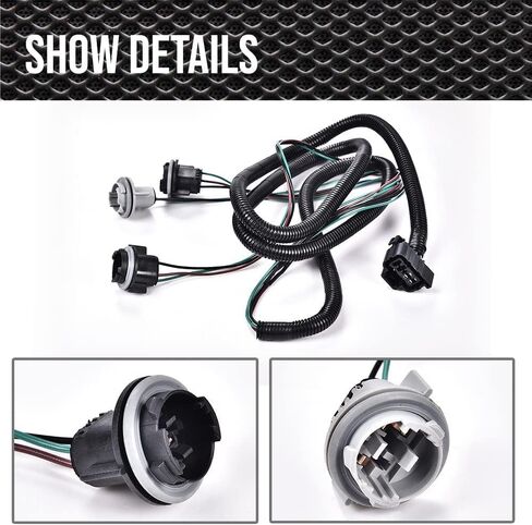 Tail Light Wiring Harness Assembly Rear Lights Compatible with 2007-2014 Chevy Silverado 1500 2500 3500HD/2007-2014 GMC Sierra 3500HD (Right Side) in Saudi Arabia
