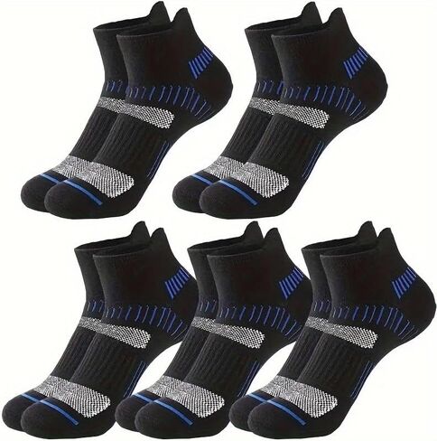 Long Socks for Men, Breathable and Comfortable, Suitable for Outdoor Sports and Fitness (5 Pairs) in Saudi Arabia