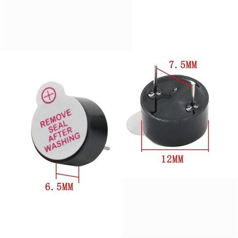 10pcs/lot 3V/5V/12V 12065 Active Integrated Buzzer Alarm Electromagnetic Universal Buzzer Speaker 12 * 6.5MM TMB12065(10pcs TMB12065-3V) in Kuwait