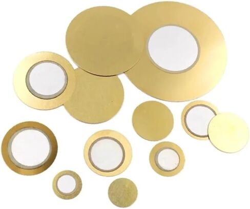 10PCS/LOT Buzzer chip Ceramic Power Generation chip Piezoelectric Tweeter Speaker Dia 20mm(20mm with Cable) in Saudi Arabia