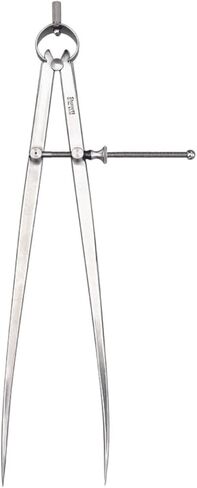 Starrett Yankee Spring-Type Divider with High-Grade Steel, Bow Spring and Quick Adjusting Spring Nut - 4" Size and Capacity, Spring Joint Type - 83B-4 in Saudi Arabia