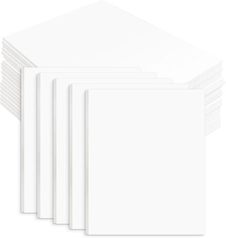 Golden State Art, White Foam Boards 12 Pack 11x17 Foam Core Board, 1/8" Thick Acid Free Foam Poster Board for Modeling, Billboard, Projects, Paintings and Display in Kuwait