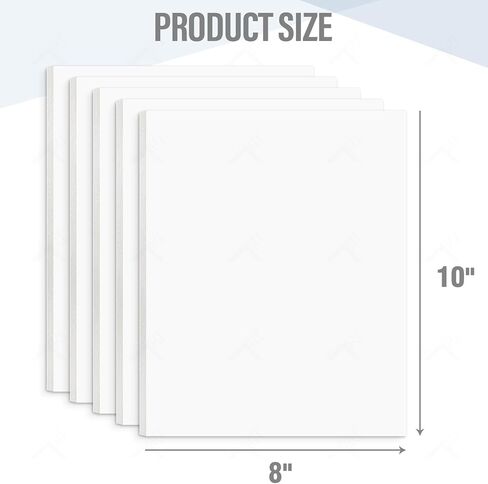 Golden State Art, White Foam Boards 12 Pack 11x17 Foam Core Board, 1/8" Thick Acid Free Foam Poster Board for Modeling, Billboard, Projects, Paintings and Display in Kuwait