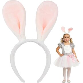 عصابة رأس على شكل أذن الأرنب، عصابة رأس عيد الفصح، عصابة شعر على شكل أذن أرنب ناعمة الملمس، إكسسوار للحفلات التنكرية in Kuwait