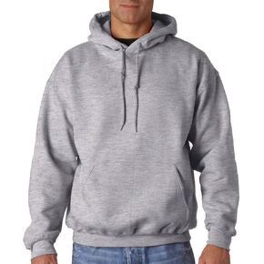 Gildan 9.3 oz Pullover Hooded Sweatshirt (12500) X-Large Sport Grey in Saudi Arabia