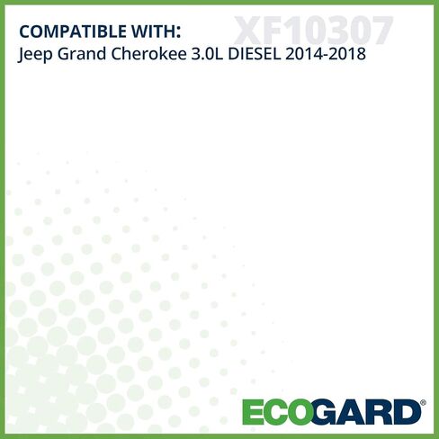 ECOGARD XF10307 Premium Diesel Fuel Filter Fits Jeep Grand Cherokee 3.0L DIESEL 2014-2018 in Saudi Arabia