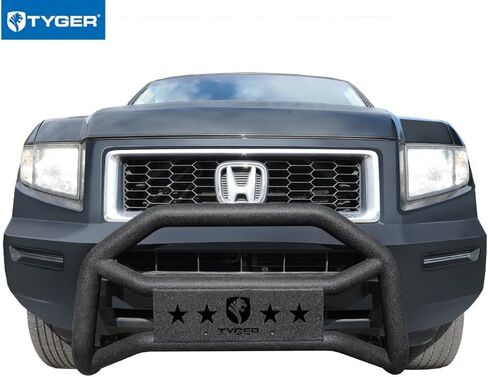 واقي الصدمات الأمامي Tyger Auto TG-GD6H60398 متوافق مع هوندا بايلوت 2003-2008 / هوندا ريدجلاين 2006-2014 | أسود محكم | جبل الضوء | بول بار in Saudi Arabia