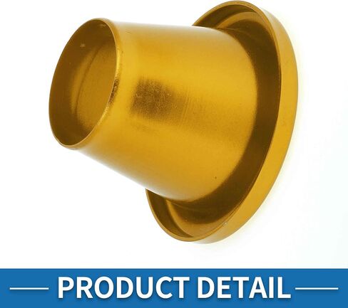 Velocity Stack Bellmouth Durable 1.85" ID 3.39" OD Turbo Engine Air Intake Aluminum Alloy Silver Tone in Saudi Arabia