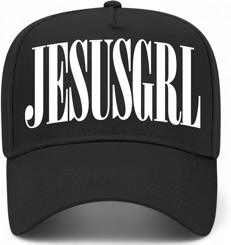 قبعة سائق الشاحنة العتيقة Jesusgrl | فتاة يسوع | قبعة بيسبول سناب باك ممتازة قابلة للتعديل للرجال والنساء in Saudi Arabia