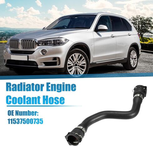X AUTOHAUX Hose Additional Water Pump to Coolant Expansion Tank Heater Hose for BMW X5 2001-2006 3.0i 3.0L L6 - Gas No.11537500735 in Saudi Arabia