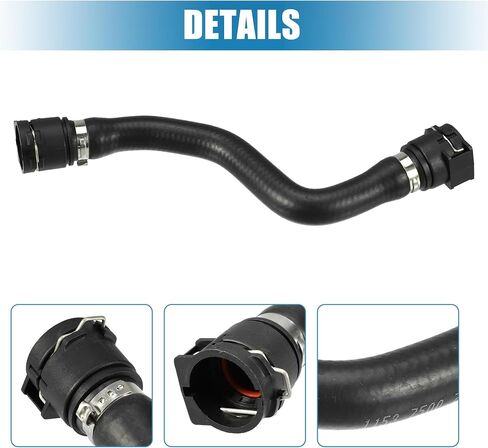 X AUTOHAUX Hose Additional Water Pump to Coolant Expansion Tank Heater Hose for BMW X5 2001-2006 3.0i 3.0L L6 - Gas No.11537500735 in Saudi Arabia