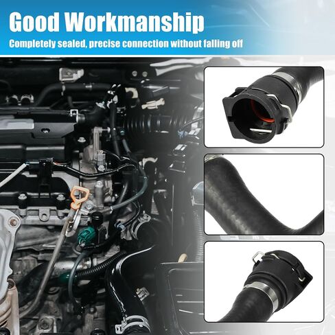 X AUTOHAUX Hose Additional Water Pump to Coolant Expansion Tank Heater Hose for BMW X5 2001-2006 3.0i 3.0L L6 - Gas No.11537500735 in Saudi Arabia