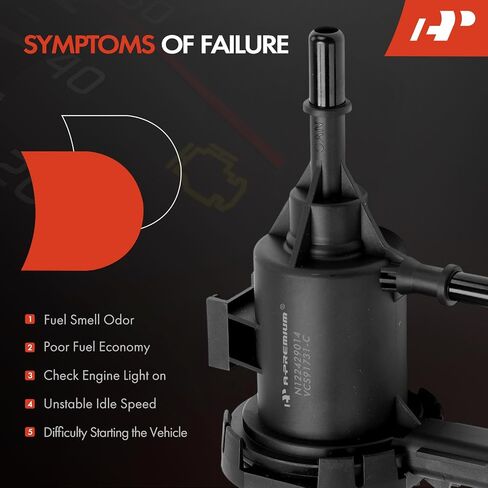 صمام الملف اللولبي لتطهير علبة البخار A-Premium متوافق مع Jeep Wrangler 2007-2017، Liberty 2008-2012، Wrangler JK 2018 & Dodge Nitro، Dakota، Viper & Mitsubishi Raider & Ram Dakota & SRT Viper in Kuwait