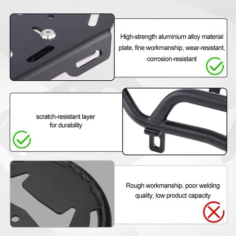 Xitomer Rear Rack Compatible with Scrambler 1200 X 2024-2025, Scrambler 1200 XC 2019-2023 Scrambler 1200 XE Luggage Rack Motorcycle Rear Carrier in Saudi Arabia