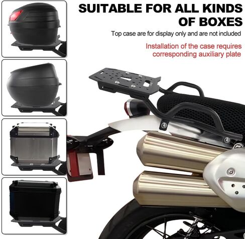 Xitomer Rear Rack Compatible with Scrambler 1200 X 2024-2025, Scrambler 1200 XC 2019-2023 Scrambler 1200 XE Luggage Rack Motorcycle Rear Carrier in Saudi Arabia