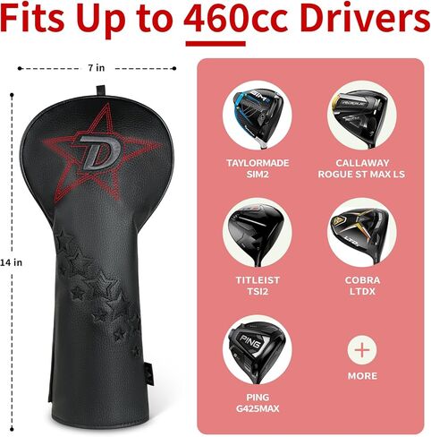 Craftsman Golf Club Head Cover Funny Cool Unique Driver Headcovers Fits up to 460cc in Kuwait
