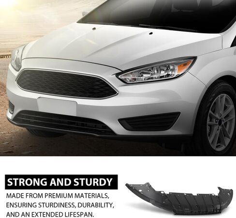 LQI Engine Splash Shield Lower Under Cover Compatible with Ford Focus 2015-2018 FO1228150, F1EZ17808A Black Plastic Engine Case Guard in Saudi Arabia