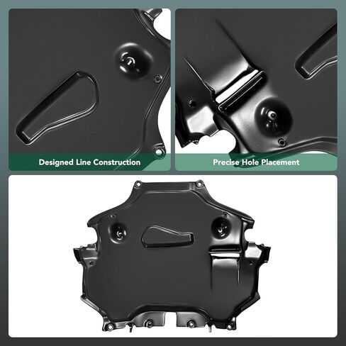 YHTAUTO Center Side Engine Splash Shield Compatible with Mercedes-Benz CLS63 AMG 2014, CLS63 AMG S 2014-2018, E63 AMG 2014-2015, E63 AMG S 2014-2016, Sedan, Splash Guard Engine Case Guards in Saudi Arabia