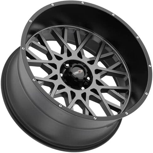 Vision Rocker 24x12 Gray Black Wheel / Rim 5x5.5 with a -51mm Offset and a 108 Hub Bore. Partnumber 412-24285ABL-51 in Saudi Arabia