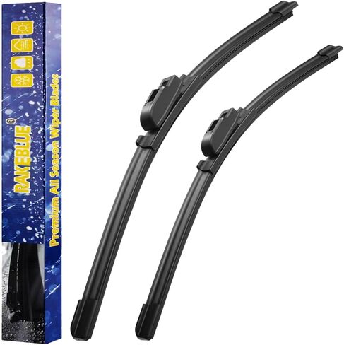 استبدال مساحات الزجاج الأمامي من السيليكون لشفرات ممسحة دودج دورانجو 2019-2023، 2011-2018 (مجموعة من 3)، شفرات ممسحة الزجاج الأمامي لسيارتي - 22 بوصة + 21 بوصة + 12 بوصة in Kuwait