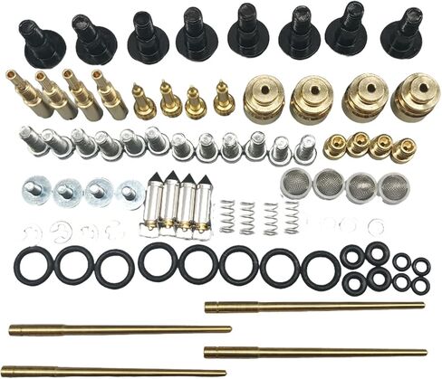 4 x Carburetor Repair Kit Carb Parts Fit for KAWASAKI ZX600 ZX-6r ZZR600 1998-2008# 18-5586 in Saudi Arabia