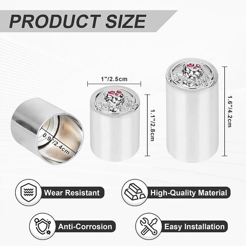 4 Point Docking Hardware Cover for Harley Touring Electra Glide Road King Road Glide Street Glide 2009-2025 | Detachable Docking Magnet Caps (Black) in Kuwait