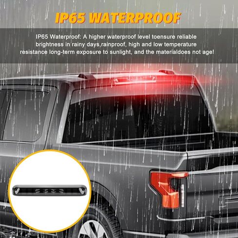ضوء الفرامل الثالث الثالث، مصباح إيقاف LED عالي التثبيت لسيارة Chevy Silverado/GMC Sierra 1500 2500 3500HD 2007-2013، مصباح ضوء إيقاف البضائع الخلفي في المنتصف، 25890530 923-247 in Kuwait