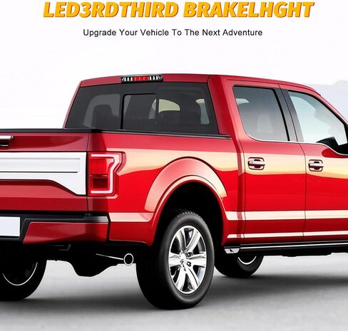 ضوء الفرامل الثالث الثالث، مصباح إيقاف LED عالي التثبيت لسيارة Chevy Silverado/GMC Sierra 1500 2500 3500HD 2007-2013، مصباح ضوء إيقاف البضائع الخلفي في المنتصف، 25890530 923-247 in Kuwait