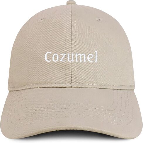 Trendy Apparel Shop Cozumel Embroidered Cotton Unstructured Low Profile Dad Hat in Saudi Arabia