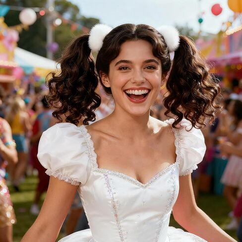 2 PCS Pink Pom Pom Tie Tie Fuzzy Furry Faux Rabbit Fur Scrunchies for Girls Women Hair Associory in Kuwait