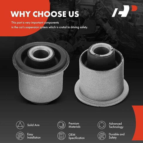 A-Premium 2 x Front Upper Control Arm Bushing Kit, Compatible with Nissan Frontier 2005-2019, Pathfinder 2005-2012, TITAN, Armada, Xterra, Pathfinder Armada & Infiniti QX80, QX56 & Suzuki Equator in Saudi Arabia