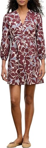 VELVET BY GRAHAM & SPENCER Women's Tessa Printed Cotton Cambric Dress, Eden, Medium in Saudi Arabia