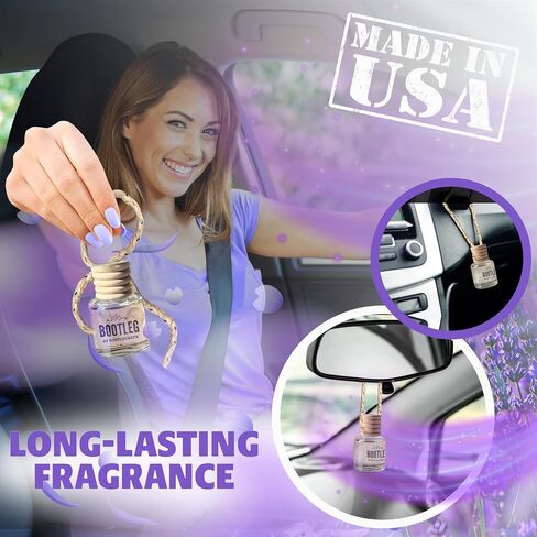 موزع معطر هواء للسيارة، علاج برائحة خشب الصندل، زيت عطري طبيعي، يدوم طويلاً، من مجموعة Bootleg، صنع في الولايات المتحدة الأمريكية in Kuwait