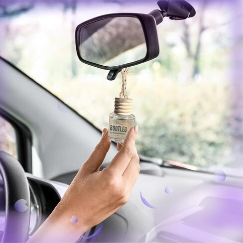 موزع معطر هواء للسيارة، علاج برائحة خشب الصندل، زيت عطري طبيعي، يدوم طويلاً، من مجموعة Bootleg، صنع في الولايات المتحدة الأمريكية in Kuwait