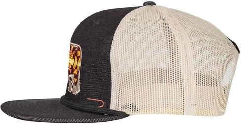 قبعة Lazy J Ranch Apache Hereford Bull Classic Trucker Rope - قبعات ريفية للجنسين قابلة للتعديل in Kuwait