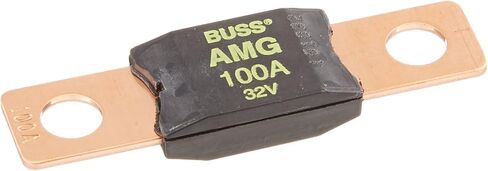Bussmann AMG-100 AMG High-Current Stud Mount Fuse - 100 Amp Rating,Black in Saudi Arabia