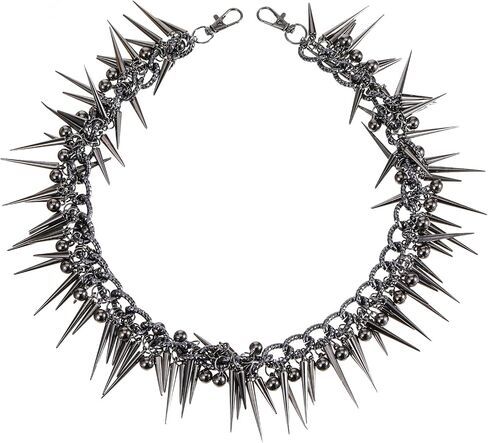 Rivet Layered Pants Chain, Punk Gothic Spike Jean Belt Trousers Chains, Pants Chain Accessory for Wallets and Keys, Gothic Unisex Belt Accessory, Cool Stylish Hip Hop Rock Goth Body Accessories in Saudi Arabia