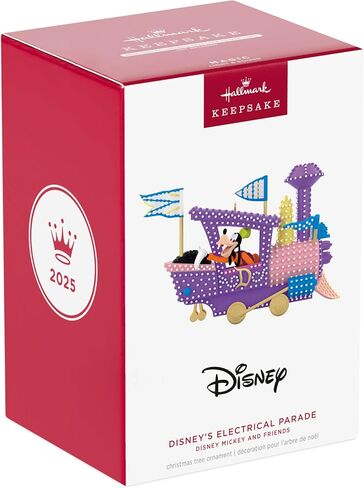 Hallmark Keepsake Christmas Ornament 2025, Disney Mickey and Friends Disney's Electrical Parade Musical With Light, Gifts for Disney Fans in Saudi Arabia