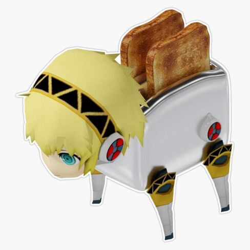 Toaster Aigis Sticker Vinyl Bumper Sticker Decal Waterproof 5" in Saudi Arabia