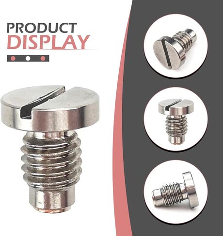 Shakas Oil Drain Plug, M8 x 1.25 Boat Outboard Oil Drain Screw, 90430-08020 90430-08003 90430-08801-00 Lower Gearbox Drain Washer, Compatible with Yamaha 4 Stroke Outboard Engines (Silver) in Saudi Arabia