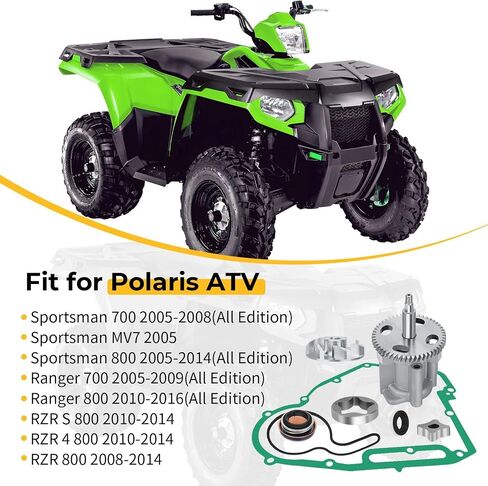 مجموعة أختام غطاء مضخة مياه الزيت M MATI لبولاريس سبورتسمان رينجر 700 800 RZR 800 RZR S 800 RZR 4 800 2005-2014 2203012 2202699 1203155 5133852 5135094 in Saudi Arabia