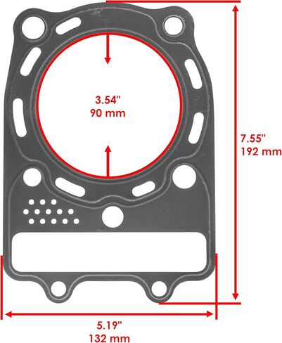Cylinder Head Gasket Compatible with Kawasaki Vulcan 900 VN900 Classic/Custom 2006-2023 in Saudi Arabia