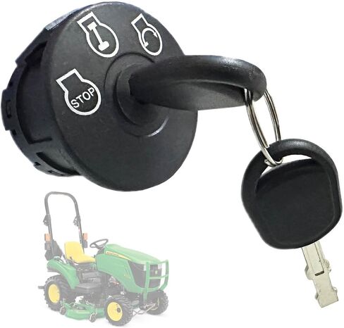 مفتاح إشعال للمبتدئين مع مفتاح LVU29433 مناسب لجرارات John Deere 1023E 1025R 1026R 2025R 3025E 3032E 3036E 3038E، مفتاح تشغيل الإشعال in Saudi Arabia