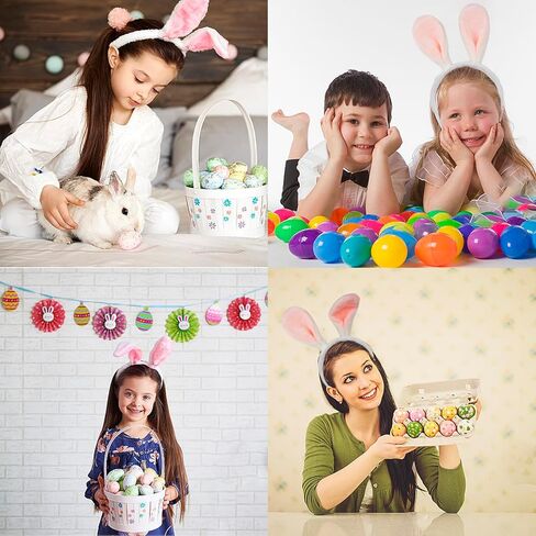 عصابة رأس على شكل أذن الأرنب، عصابة رأس عيد الفصح، عصابة شعر على شكل أذن أرنب ناعمة الملمس، إكسسوار للحفلات التنكرية in Kuwait