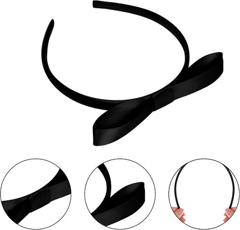 2Pcs Big Red Bow Headband Women Girls Cute Princess Hair Accessories for Halloween Costume Christmas Party in Saudi Arabia